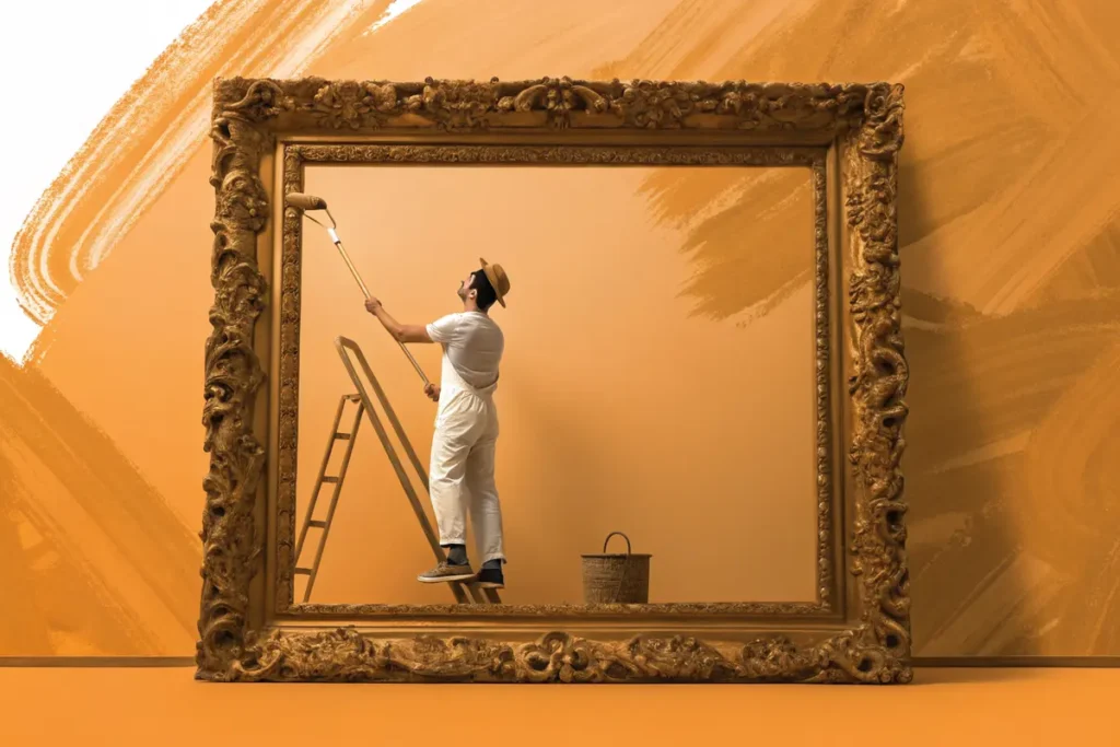 Nettoyer un cadre doré ancien sans abîmer la dorure