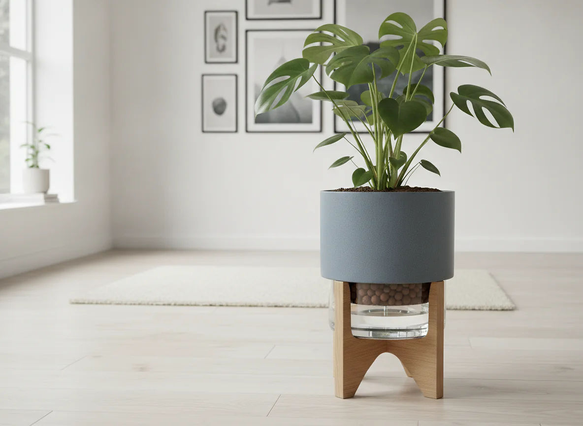 Drainage, cache-pot et réserve d'eau